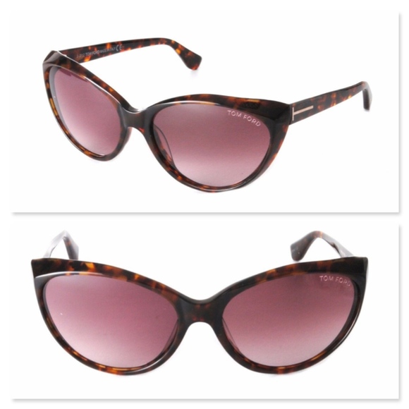 Tom Ford Accessories - New TOM FORD Martina Havana Cat Eye Sunglasses